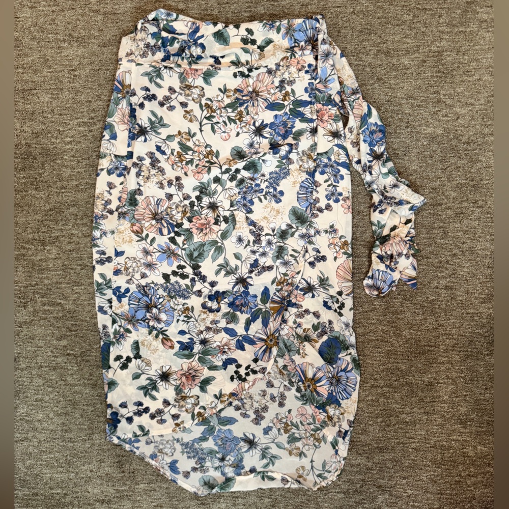 Dress Forum LA Botanical Wrap Skirt
